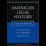 American Legal History  Cases and Materials