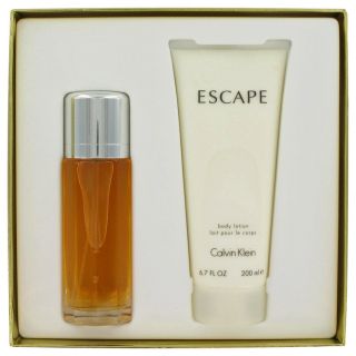 Escape for Women by Calvin Klein, Gift Set   3.4 oz Eau De Parfum Spray + 6.7 oz