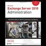 Exchange Server 2010 Administration   With CD