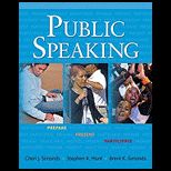 Public Speaking Prepare, Present, Participate