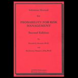Probability for Risk Management   Solution Manual