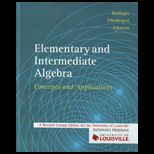 Elementary and Intermediate Algebra Concepts and Apps.