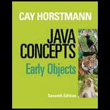 Java Concepts Early Objects