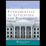 Fundamentals of Litigation for Paralegals