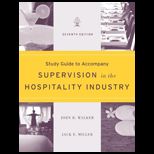 Supervision in the Hospitality Industry, Study Guide