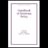 Handbook of Monetary and Fiscal Policy