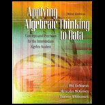 Applying Algebraic Thinking to Data   With CD