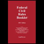 Federal Civil Rules Booklet 2013