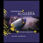 Intermediate Algebra  Intermediate Algebra Concepts and Applications   With Solution Manual and 2 CDs