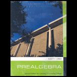 Prealgebra  Math050   With CD (Custom Package)