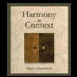 Harmony in Context (Workbook and Anthology / With 2 CDs)