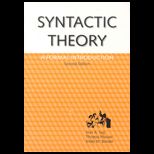 Syntactic Theory