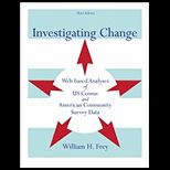 Investigating Change in American Society Web Based Data