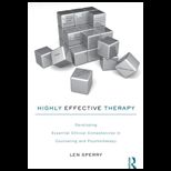Highly Effective Therapy Developing Clinical Competencies in Counseling and Psychotherapy