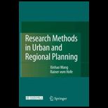 Research Methods in Urban and Regulation Planning