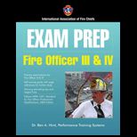 Exam Prep Fire Officer 3 and 4