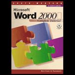 Microsoft Word 2000 Complete Tutorial   Text Only
