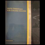 Math Essentials for College (Looseleaf) (Custom Package)