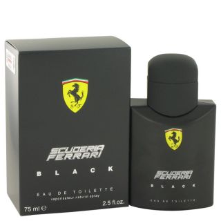 Ferrari Scuderia Black for Men by Ferrari EDT Spray 2.5 oz
