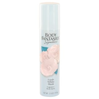 Body Fantasies Signature Fresh White Musk for Women by Parfums De Coeur Body Spr