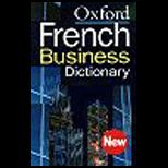 Oxford French Business Dictionary