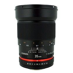 Rokinon 35mm F/1.4 AS UMC Wide Angle Lens for Pentax RK35M P