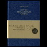 Novum Testamentum Graece (Revised Edition )