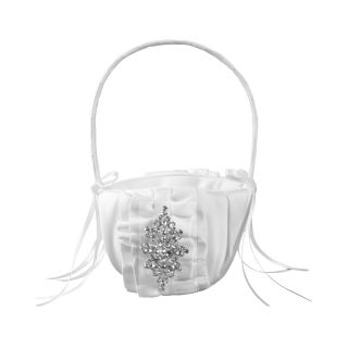IVY LANE DESIGN Ivy Lane Design Isabella Flower Girl Basket, White