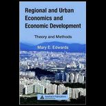 Regional and Urban Economics and Economic Development  Theory and Methods