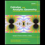 Calculus and Analytic Geom., Volume 1 (Custom)