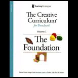 Creative Curriculum for Preschool Volume 1