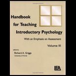 Handbook for Teaching Introductory Psychology, Volume 3