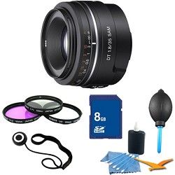 Sony SAL35F18   DT 35mm f/1.8 SAM Lens for Sony Alpha DSLRs Essentials Kit