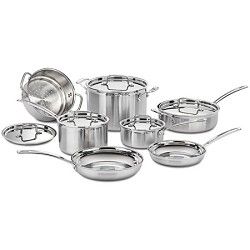 Cuisinart Multiclad Pro Tri Ply 12 pc. Stainless Cookware Set (MCP 12N)