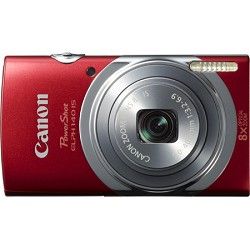 Canon PowerShot ELPH 140 IS 16MP 8x Opt Zoom Digital Camera   Red