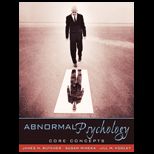 Abnormal Psychology  Core Concepts