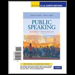 Public Speaking An Audience Centered Approach (Looseleaf)