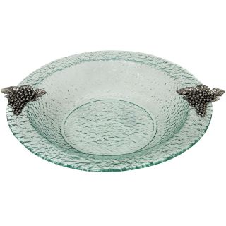 Thirstystone Grapes Round Serving Bowl