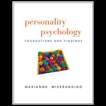 Personality Psychology Foundations and Findings With Access
