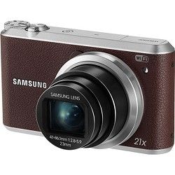 Samsung WB350 16.3MP 21x Opt Zoom Smart Camera   Brown