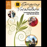 Growing Your Vocabulary Book B
