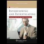 Interviewing and Investigating