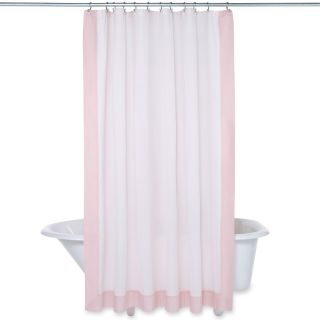 JCP EVERYDAY jcp EVERYDAY Brook Hemstitch Shower Curtain, Coral Tint