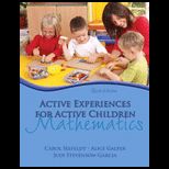 Active Experiences for Active Children  Mathematics