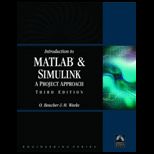 Introduction to MATLAB and Simulink A Project Approach   With CD