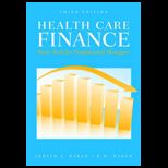 Health Care Finance Basic Tools for Nonfinancial Managers