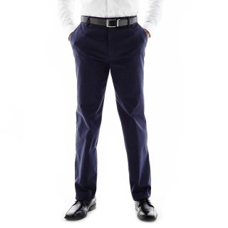 Dockers D3 Iron Free Flat Front Pants, Navy Stripe, Mens