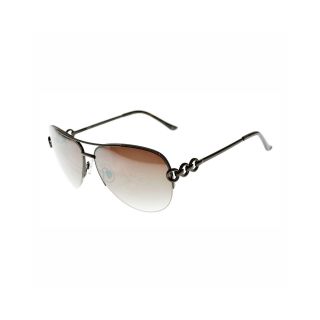 Nine & Co 9 & Co. Aviator Sunglasses, Bronze, Womens