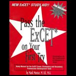 Pass the ExCET on Your First Try  Study Manual for the ExCET Exam  Elementary and Secondary Professional Development Tests