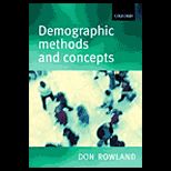 Demographic Methods and Concepts   With CD